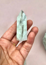 Fluorit med Pyrit ☾ Koncentration, Grounding & Balance ☾ FRUGTBARHED, VELSTAND & SUCCES ☾ Nr. 5-10
