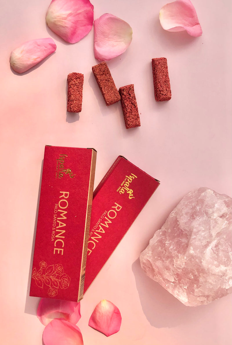 Ispalla Incense Peru Røgelses tabs med Palo Santo & Rose