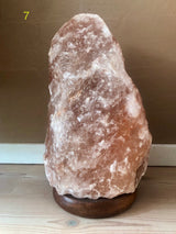 Månesøster Krystaller Store Himalaya Salt Lamper lampe Saltlampe saltlamper☾ (13 - 18,4 kg.) Lysterapi