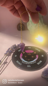 Månesøster Krystaller Ametyst ☾ Pendul & Board