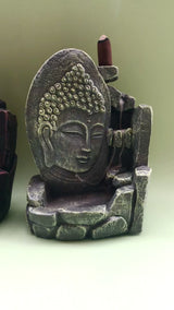 Månesøster Krystaller Buddha waterfall Røgelses brænder - til Backflow kegle