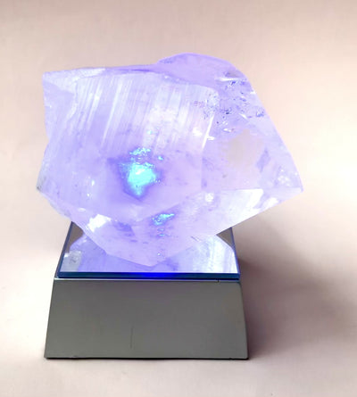 Månesøster Krystaller regnbue lys-base til at lyse dine Krystaller op (batteridrevet)