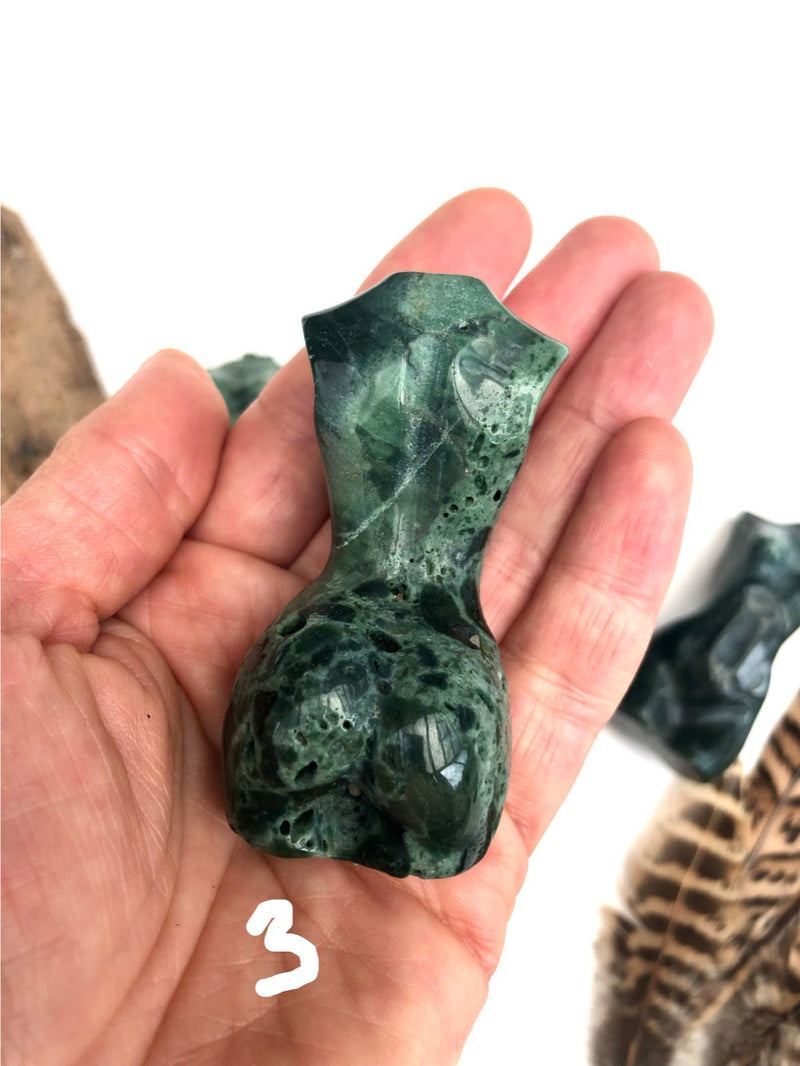 Ocean Jaspis Kvinde Krop ☾ Torso ☾ Nr.1-7