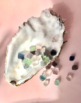 Regnbue Fluorit Oktaeder ☾