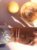 Blomster Agat Armbånd Månesøster Krystaller Månesøsteren Månesøstrene