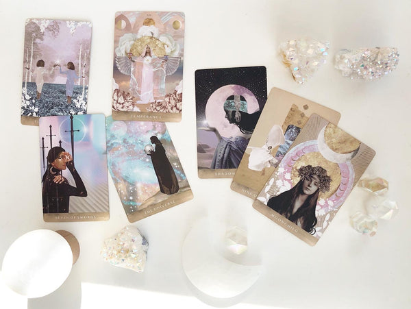 Tarot Kort STARCHILD -  Danielle Noel Månesøster Krystaller