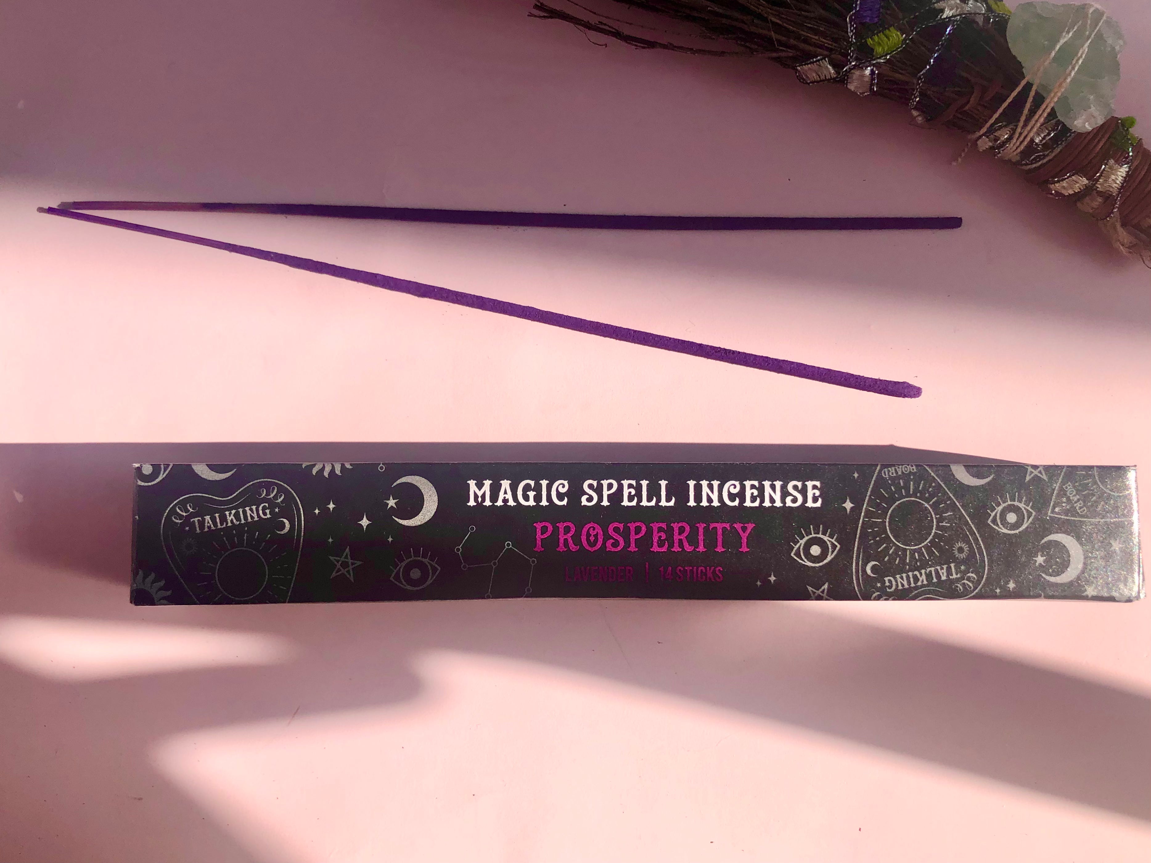 Prosperity ☾ “Magic Spell” Røgelses Pinde  ☾ Lavendel