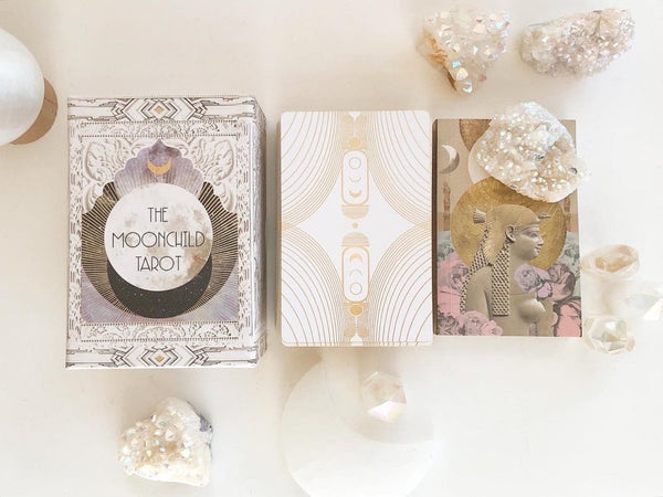 MOONCHILD TAROT Danielle Noel Tarot Kort Deck Månesøster Krystaller