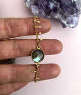 ☾ Labradorit Armbånd ☾ Månesøster Krystaller