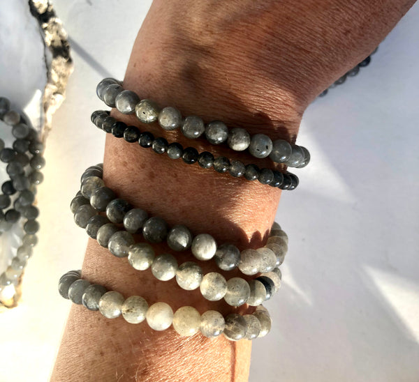 Labradorit Armbånd Månesøster Krystaller Månesøstrene Månesøsteren