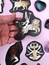  Stjernetegns Stjernetegn Klistermærker Klister Mærker Stickers Sticker Månesøster Krystaller Månesøsteren Månesøstrene Månesøsters