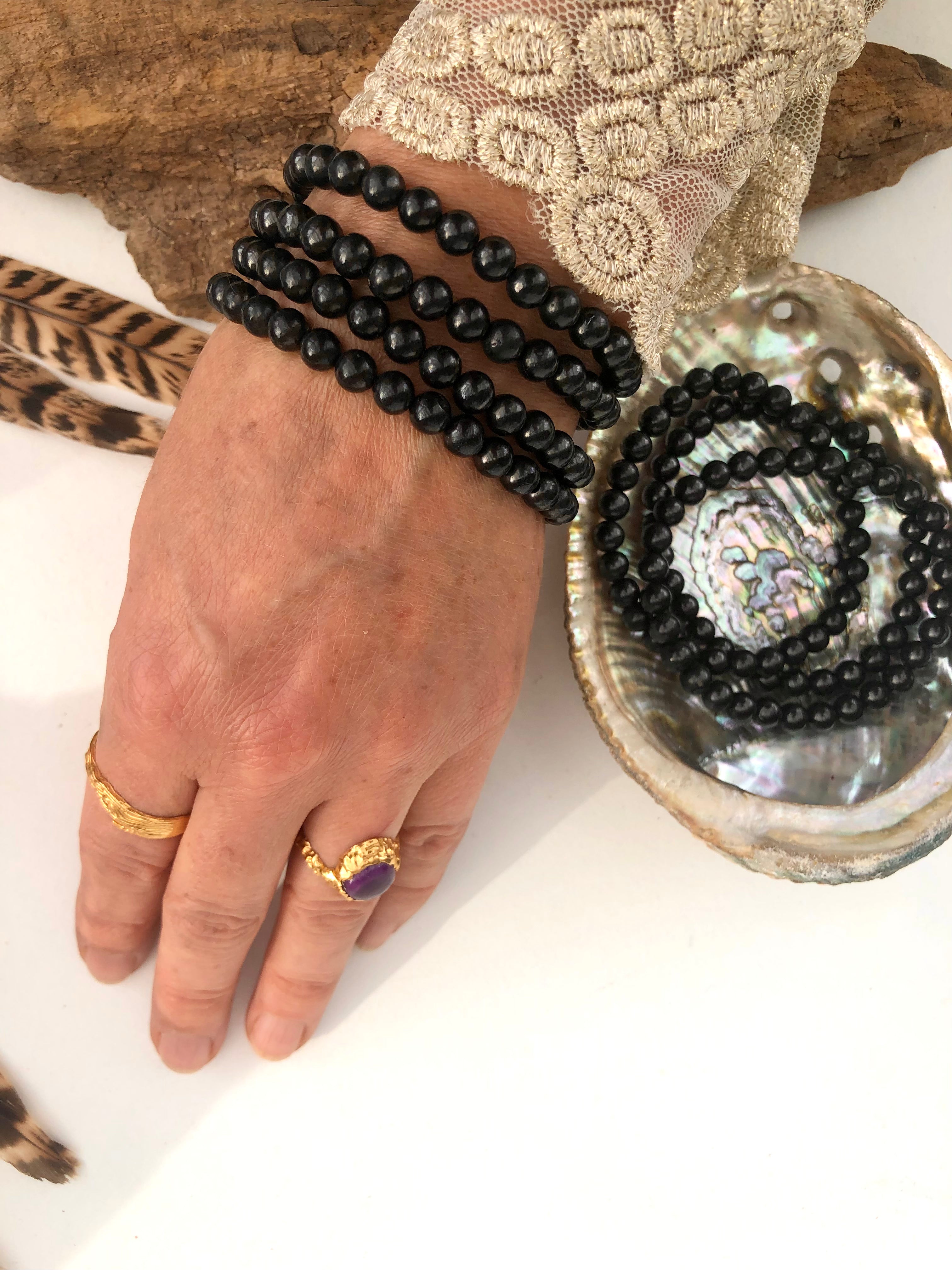 Shungit Armbånd Månesøster Krystaller Månesøsteren Månesøstrene Månesøstre