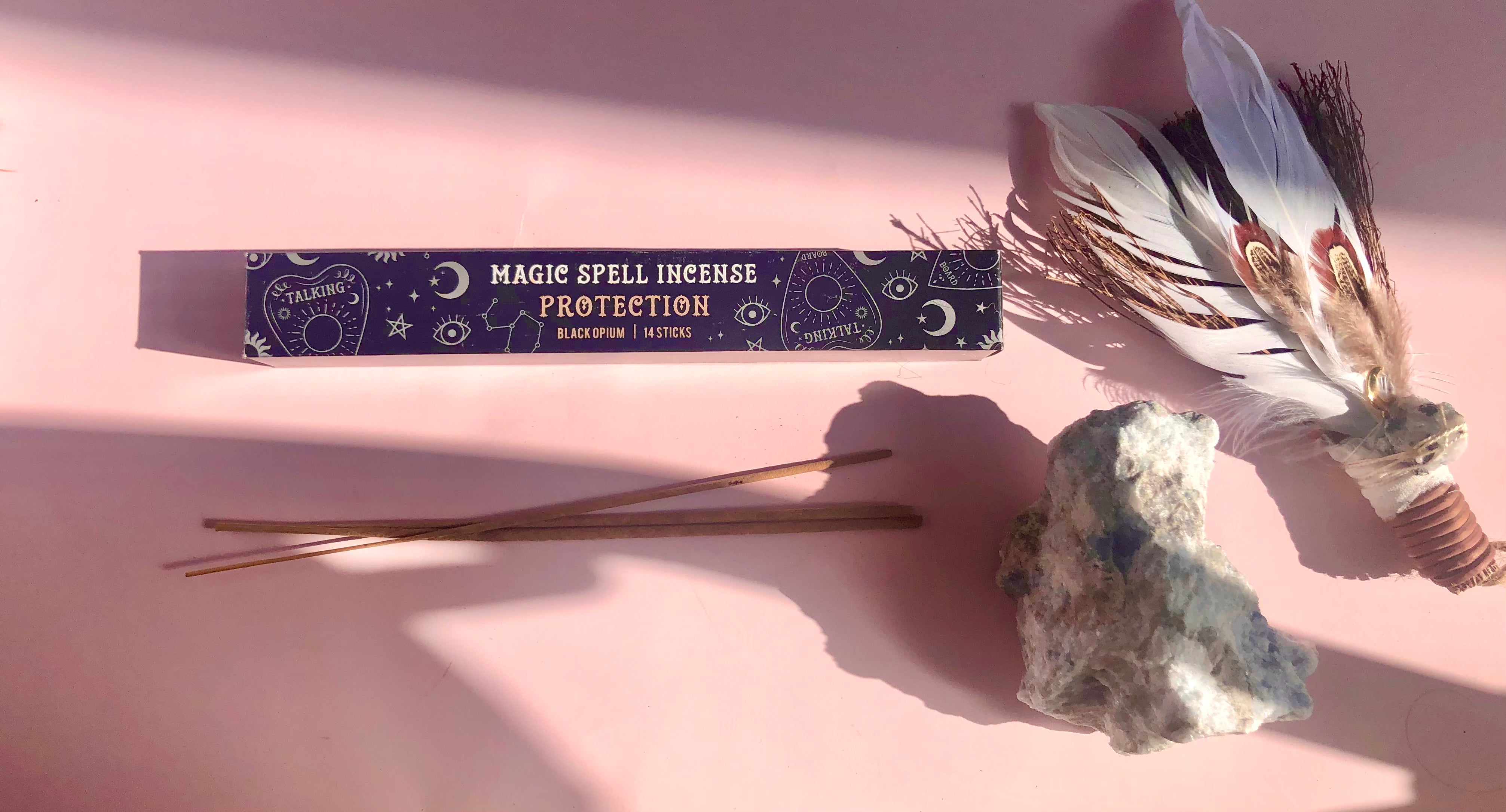 Protection ☾ “Magic Spell” Røgelses Pinde  ☾ Sort Opium
